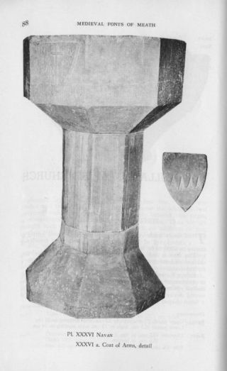 medieval font navan abbey